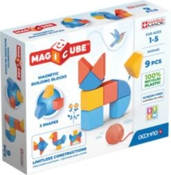 Geomag Magicube 3 Shapes Recycled Animals 9 Teile