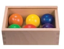 SINA®SPIELZEUG Holzspielzeug Fröbel Gabe 1B Kugeln 50mm
