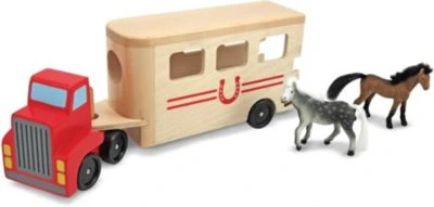 Melissa & Doug Pferdeanhänger Aus Holz 7 Melissa & Doug Pferdeanhänger Aus Holz – Bild 5