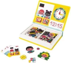 Janod Magnetbuch Lerne Die Uhr