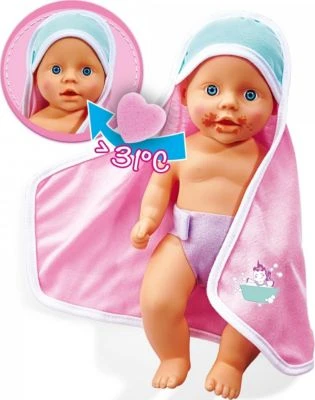 Simba New Born Baby Dreckspatz Badepuppe 8 Simba New Born Baby Dreckspatz Badepuppe – Bild 6