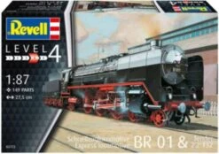 Schnellzuglokomotive BR01 & Tender 2'2' T32, Revell Modellbausatz Im Maßstab 1:87, 149 Teile, 27,5 Cm