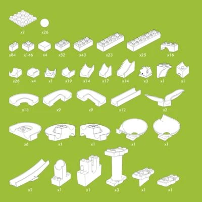 Hubelino Baukasten Mega, 585-teilig 5 Hubelino Baukasten Mega, 585-teilig – Bild 3