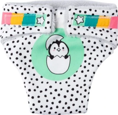 Heless Puppen-Stoffwindeln "Pinguin Pünktchen", 2 Stück, Gr. 35-45 Cm 4 Heless Puppen-Stoffwindeln "Pinguin Pünktchen", 2 Stück, Gr. 35-45 Cm – Bild 2