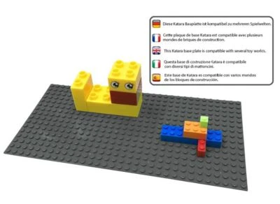 Katara Grundbauplatte 16 X 32 Noppen, 12,75cm X 25,5cm In Verschiedenen Farben, 100% Kompatibel LEGO®, Sluban, Papimax, Q-Bricks Und Mehr 5 Katara Grundbauplatte 16 X 32 Noppen, 12,75cm X 25,5cm In Verschiedenen Farben, 100% Kompatibel LEGO®, Sluban, Papimax, Q-Bricks Und Mehr – Bild 3