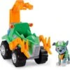 PAW Patrol Dino Rescue Rockys Basis Fahrzeug Mit Rückzieh-Mechanismus, Inklusive Hundefigur Und Überraschungs-Dino, Spielzeug Für Kinder Ab 3 Jahren -Otto 22846049 01
