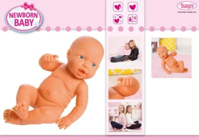 BAYER Babypuppe New Born GIRL, 42 Cm 6 BAYER Babypuppe New Born GIRL, 42 Cm – Bild 4