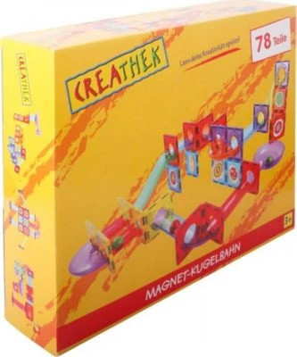 Creathek Creative Fun Magnet Kugelbahn, 78 Teile 3 Creathek Creative Fun Magnet Kugelbahn, 78 Teile