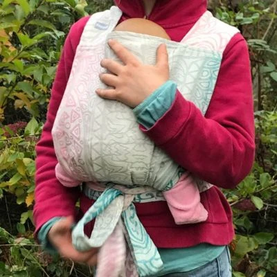 Hoppediz Puppentrage Jaipur Creme 5 Hoppediz Puppentrage Jaipur Creme – Bild 3