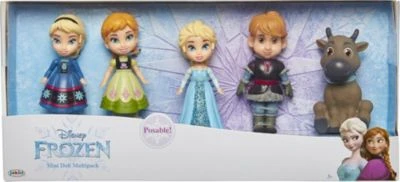 Disney Princess Die Eiskönigin 5er Geschenk Set Minipuppen 7,5cm (Sven, Kristoff, Anna Und 2 X Elsa) 3 Disney Princess Die Eiskönigin 5er Geschenk Set Minipuppen 7,5cm (Sven, Kristoff, Anna Und 2 X Elsa)