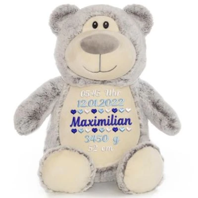 Elefantasie Stofftier Teddy Personalisiert Bestickt 3 Elefantasie Stofftier Teddy Personalisiert Bestickt