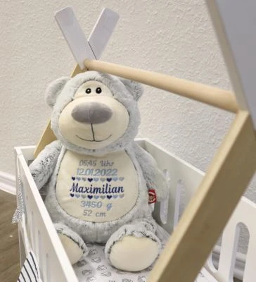 Elefantasie Stofftier Teddy Personalisiert Bestickt 4 Elefantasie Stofftier Teddy Personalisiert Bestickt – Bild 2