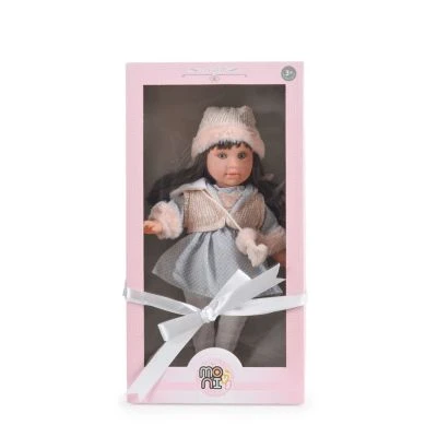 MONI Kinderpuppe 46 Cm Haare, Mütze, Bewegliche Arme Beine, Ab 3 Jahre Babypuppen 4 MONI Kinderpuppe 46 Cm Haare, Mütze, Bewegliche Arme Beine, Ab 3 Jahre Babypuppen – Bild 2