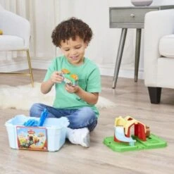 Mighty Express Farmbahnhof Spielset Mit Farm-Frieda -Otto 24780005 05