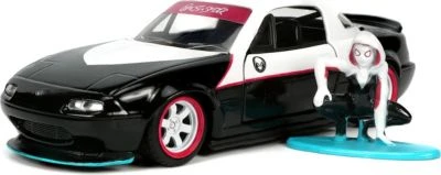 JADA Hollywood Rides Marvel Ghost Spider 1990 Miata 1:32 4 JADA Hollywood Rides Marvel Ghost Spider 1990 Miata 1:32 – Bild 2