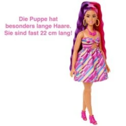 Barbie Totally Hair Puppe (blond/pinke Haare) Inkl. Styling-Zubehör -Otto 24798404 03