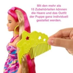 Barbie Totally Hair Puppe (blond/pinke Haare) Inkl. Styling-Zubehör -Otto 24798404 04
