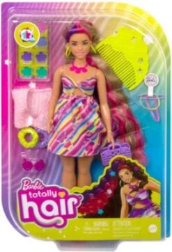 Barbie Totally Hair Puppe (blond/pinke Haare) Inkl. Styling-Zubehör -Otto 24798404 06