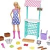 Barbie Spaß Auf Dem Bauernhof Bauernmarkt Spielset, Barbie-Puppe (blond), Marktstand, Kasse, Gemüse, Brot, Käse Und Blumen, Für Kinder Ab 3 Jahren 2 Barbie Spaß Auf Dem Bauernhof Bauernmarkt Spielset, Barbie-Puppe (blond), Marktstand, Kasse, Gemüse, Brot, Käse Und Blumen, Für Kinder Ab 3 Jahren -Otto 24798442 01