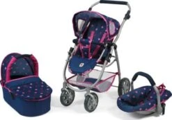 CHIC 2000 Kombi-Puppenwagen 3 In 1 Emotion All In, Stars Marine