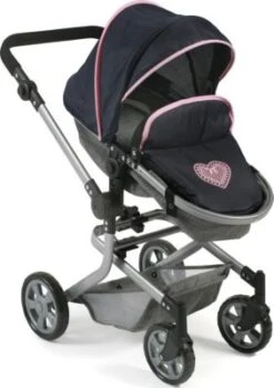 CHIC 2000 Kombi-Puppenwagen MIKA, Melange Grau-navy 12 CHIC 2000 Kombi-Puppenwagen MIKA, Melange Grau-navy -Otto 24957656 05