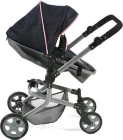 CHIC 2000 Kombi-Puppenwagen MIKA, Melange Grau-navy 13 CHIC 2000 Kombi-Puppenwagen MIKA, Melange Grau-navy -Otto 24957656 06