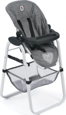 CHIC 2000 Puppen-Hochstuhl, Jeans Grey