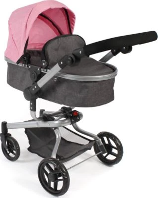 CHIC 2000 Kombi-Puppenwagen YOLO, Melange Rosa 3 CHIC 2000 Kombi-Puppenwagen YOLO, Melange Rosa