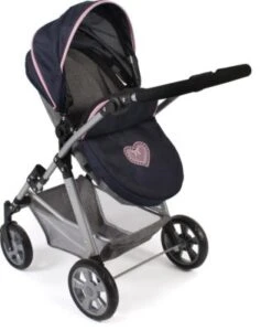 CHIC 2000 Kombi-Puppenwagen NELE, Melange Grau-navy -Otto 24957731 04