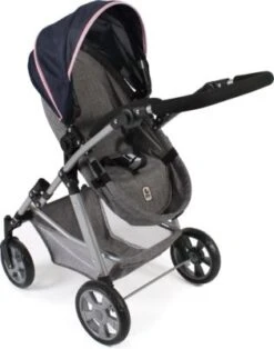 CHIC 2000 Kombi-Puppenwagen NELE, Melange Grau-navy -Otto 24957731 05