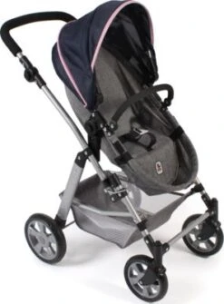 CHIC 2000 Kombi-Puppenwagen NELE, Melange Grau-navy -Otto 24957731 06
