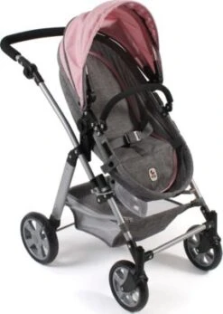 CHIC 2000 Kombi-Puppenwagen NELE, Melange Grau-rosa 11 CHIC 2000 Kombi-Puppenwagen NELE, Melange Grau-rosa -Otto 24957741 04