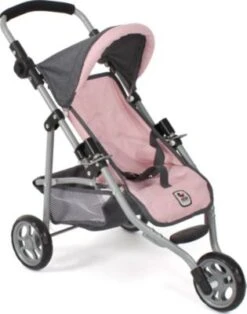 CHIC 2000 Jogging-Buggy "LOLA", Melange Anthrazit-rosa