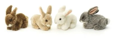 UNI-TOYS® Hase, Liegend (grau) - 18 Cm (Länge) - Plüsch-Kaninchen - Plüschtier Kuscheltiere 4 UNI-TOYS® Hase, Liegend (grau) - 18 Cm (Länge) - Plüsch-Kaninchen - Plüschtier Kuscheltiere – Bild 2