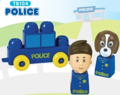 Tutor Blocks Meine Ersten Magnetbausteine Polizei 3 Tutor Blocks Meine Ersten Magnetbausteine Polizei