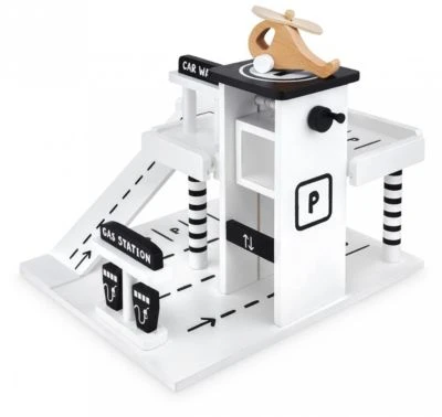 Mamabrum Holzgarage Mit Aufzug, Tankstellen, Waschanlage, Hubschrauber Und Spielautos 4 Mamabrum Holzgarage Mit Aufzug, Tankstellen, Waschanlage, Hubschrauber Und Spielautos – Bild 2