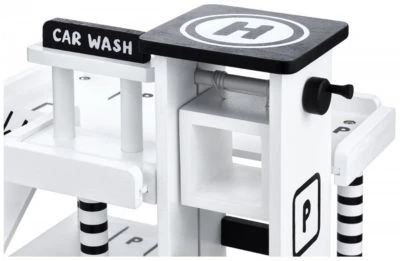 Mamabrum Holzgarage Mit Aufzug, Tankstellen, Waschanlage, Hubschrauber Und Spielautos 7 Mamabrum Holzgarage Mit Aufzug, Tankstellen, Waschanlage, Hubschrauber Und Spielautos – Bild 5