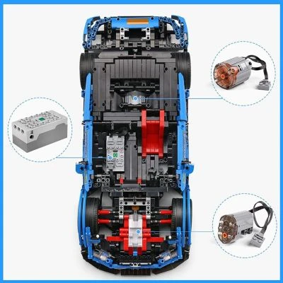 MOULD KING Klemmbausteineset Sportwagen 5 MOULD KING Klemmbausteineset Sportwagen – Bild 3