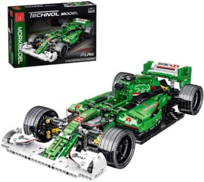 MORK Klemmbausteineset Rennwagen 1:14 Grün 3 MORK Klemmbausteineset Rennwagen 1:14 Grün