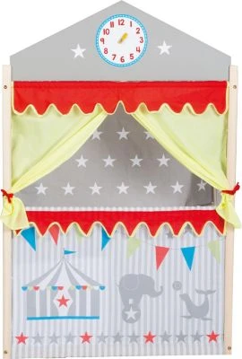 Roba Kasperletheater, Großes Puppentheater Aus Holz, Kaspertheater Freistehend Mit Stoffbespannung 4 Roba Kasperletheater, Großes Puppentheater Aus Holz, Kaspertheater Freistehend Mit Stoffbespannung – Bild 2