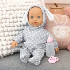 BAYER Anna First Words Baby 38 Cm, Grau -Otto 25569428 05