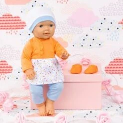 BAYER Puppenkleidung 38-42 Cm, Outfit Mit Jacke Bunt -Otto 25569460 05