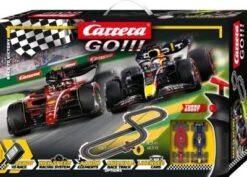 CARRERA GO!!! - Race To Victory Formel 1 Autorennbahn Mit Ferrari F1-75 Und Red Bull Racing RB18