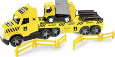 Wader Magic Truck Technic Abschleppwagen Mit Muellwagen 3 Wader Magic Truck Technic Abschleppwagen Mit Muellwagen