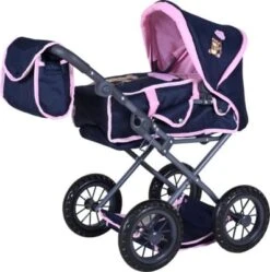 KNORRTOYS.COM Puppenwagen Ruby - Navy Pink Bear 9 KNORRTOYS.COM Puppenwagen Ruby - Navy Pink Bear -Otto 26106741 02