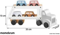 Mamabrum Autotransporter Aus Holz Mit Fahrzeugen Mit 1 Lastwagen Und 4 Holzautospielzeugen Spielzeugauto 9 Mamabrum Autotransporter Aus Holz Mit Fahrzeugen Mit 1 Lastwagen Und 4 Holzautospielzeugen Spielzeugauto -Otto 26305473 02