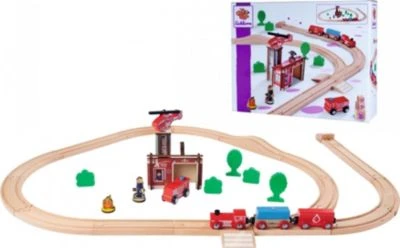 Eichhorn EH Bahn - Bahnset Feuerwehr, 33-tlg. 3 Eichhorn EH Bahn - Bahnset Feuerwehr, 33-tlg.