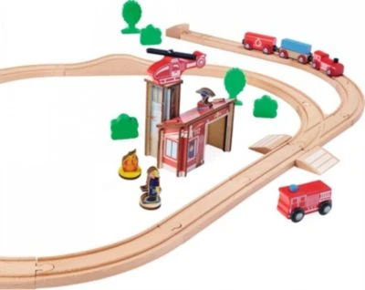 Eichhorn EH Bahn - Bahnset Feuerwehr, 33-tlg. 6 Eichhorn EH Bahn - Bahnset Feuerwehr, 33-tlg. – Bild 4