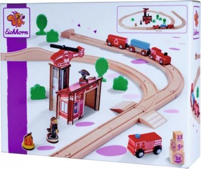 Eichhorn EH Bahn - Bahnset Feuerwehr, 33-tlg. 8 Eichhorn EH Bahn - Bahnset Feuerwehr, 33-tlg. – Bild 6