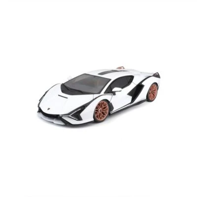 Bburago Modellauto Lamborghini Sian FKP 37 (weiß, Maßstab 1:18) 3 Bburago Modellauto Lamborghini Sian FKP 37 (weiß, Maßstab 1:18)